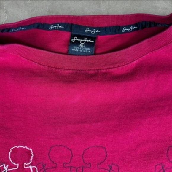 Vintage Sean John Bikini Baggy Tee Red - Picture 3 of 6